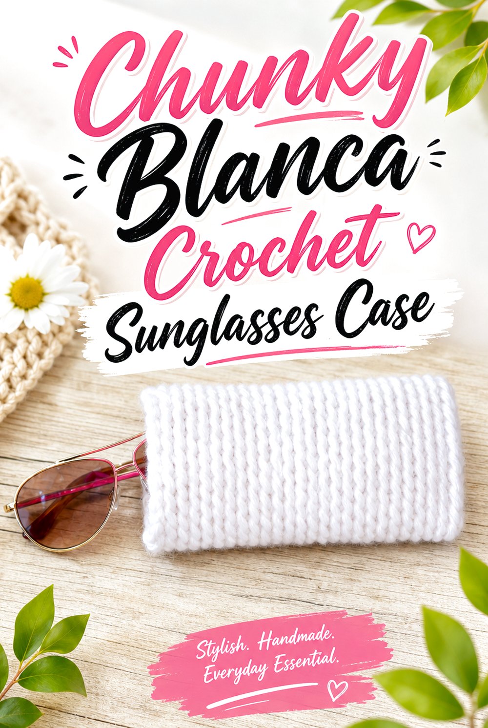 Chunky Blanca Crochet Sunglasses Case