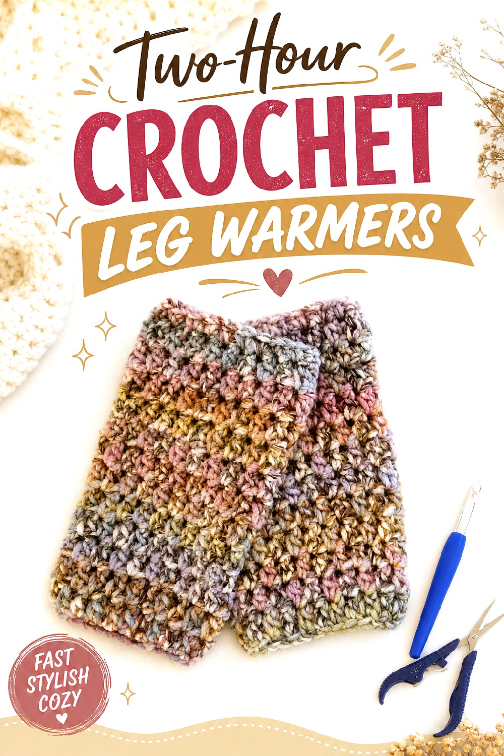 Chunky Two Hour Crochet Leg Warmers