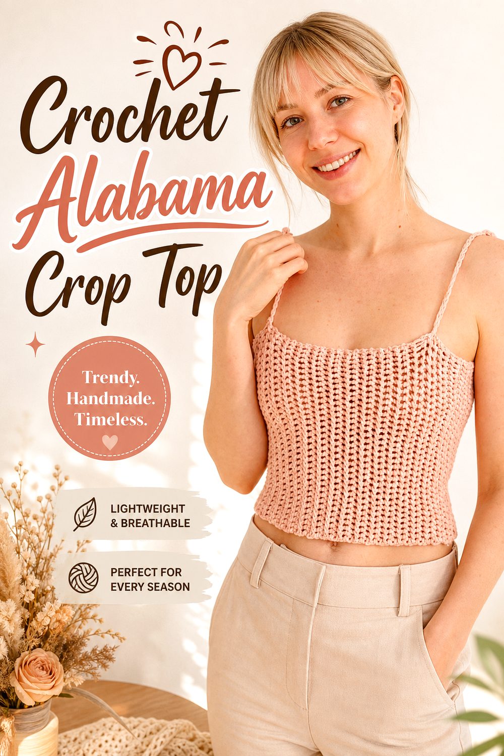 Crochet Alabama Crop Top