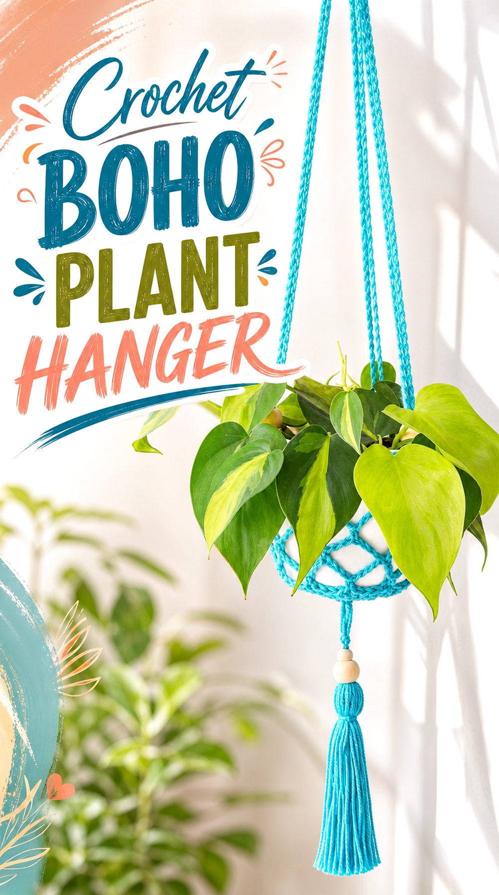 Crochet Boho Plant Hanger