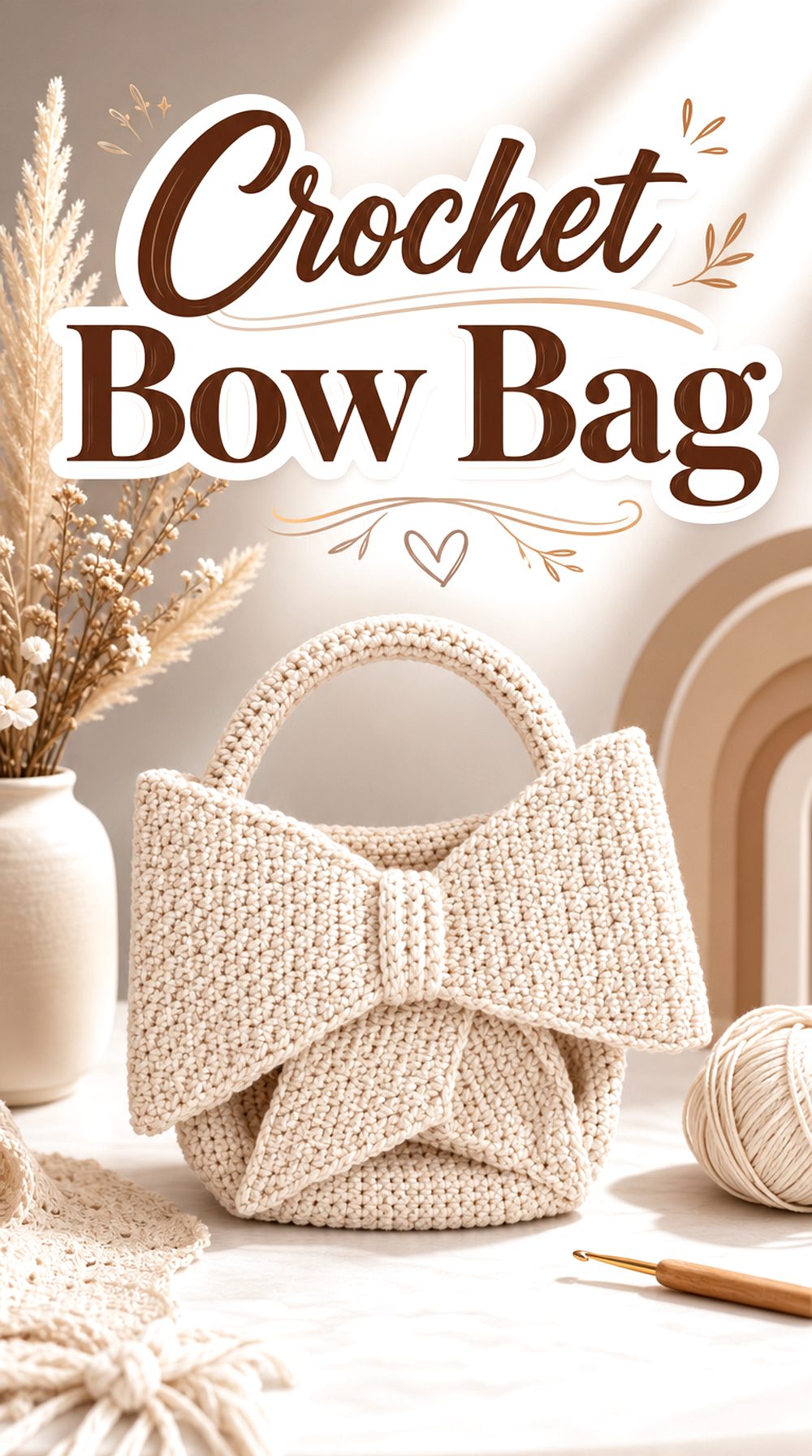 Crochet Bow Bag