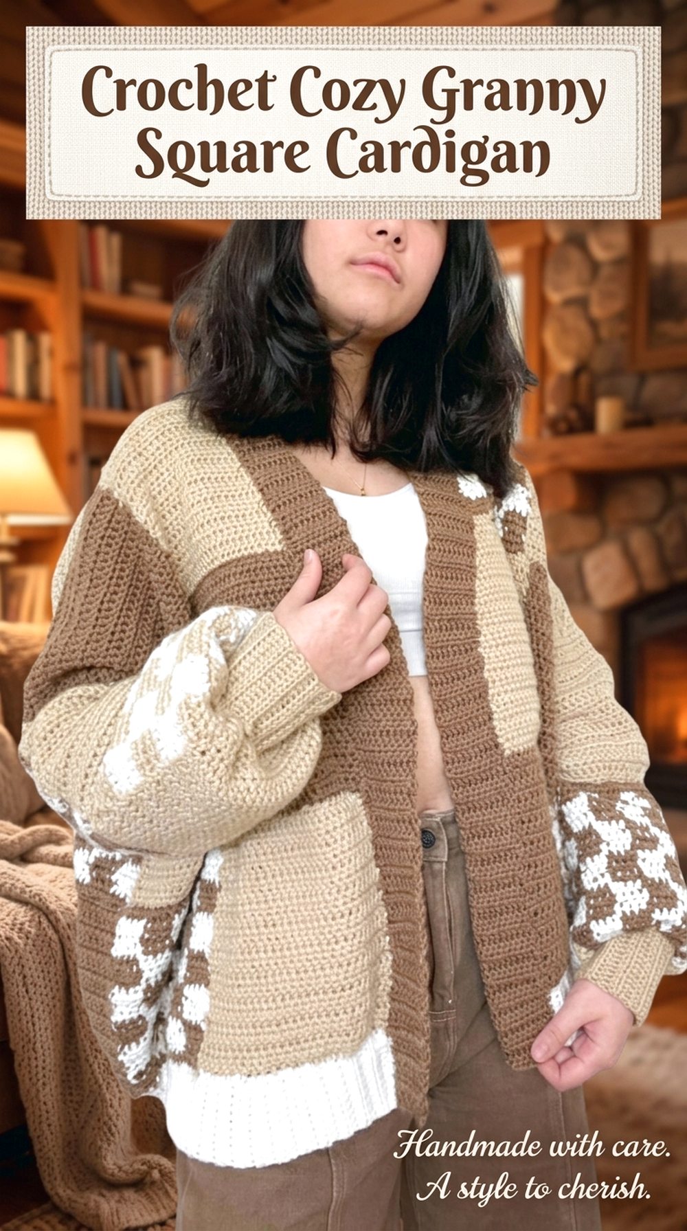Crochet Cozy Granny Square Cardigan