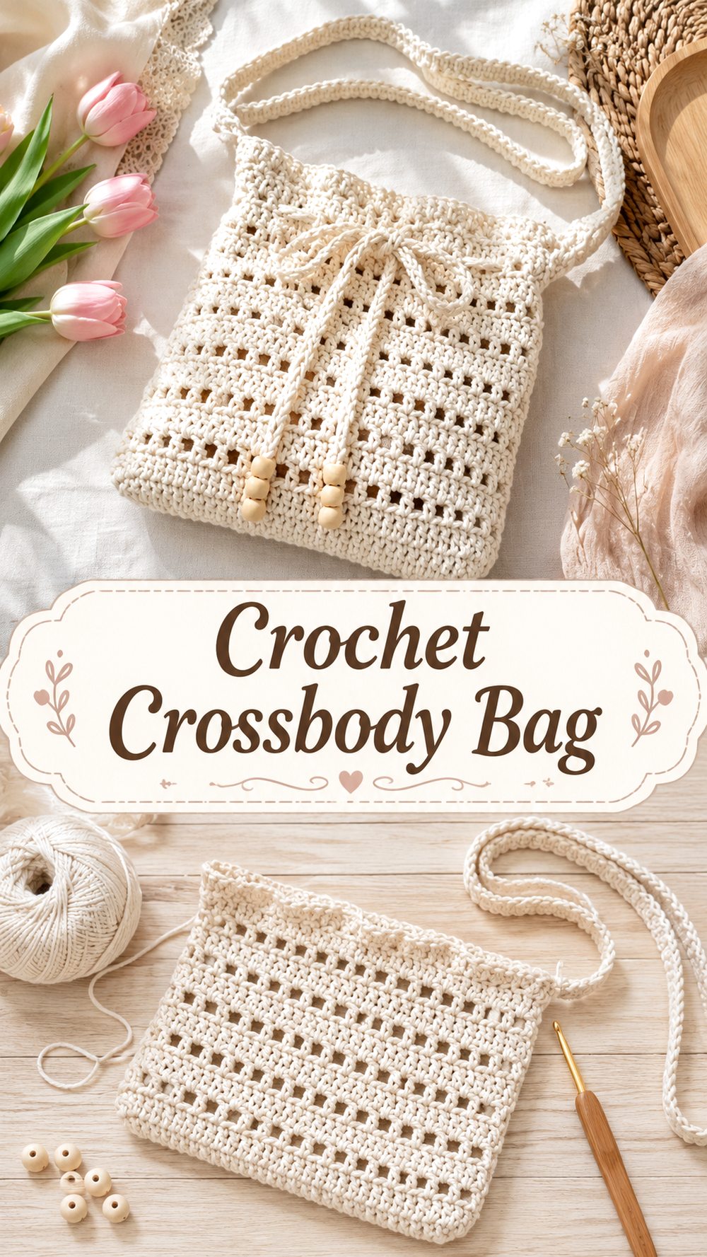 Crochet Crossbody Bag