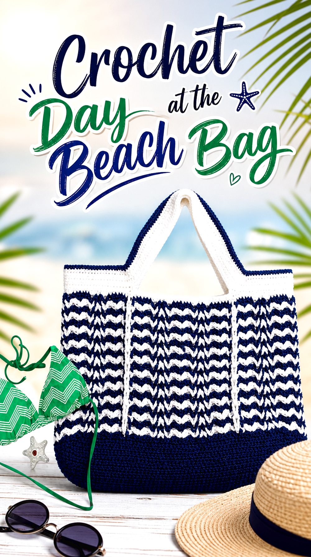 Crochet Day at the Beach Bag