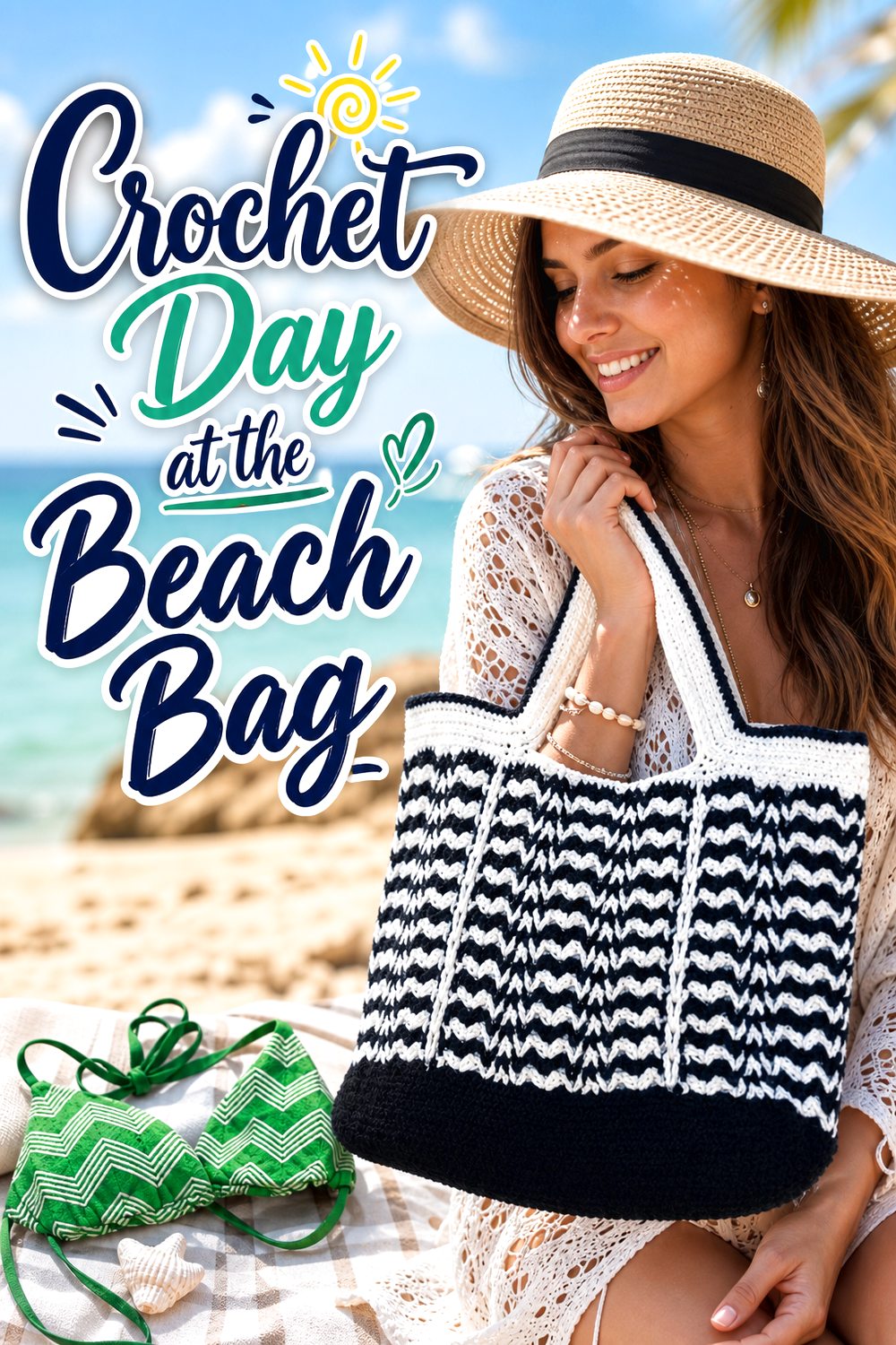 Crochet Day at the Beach Bag