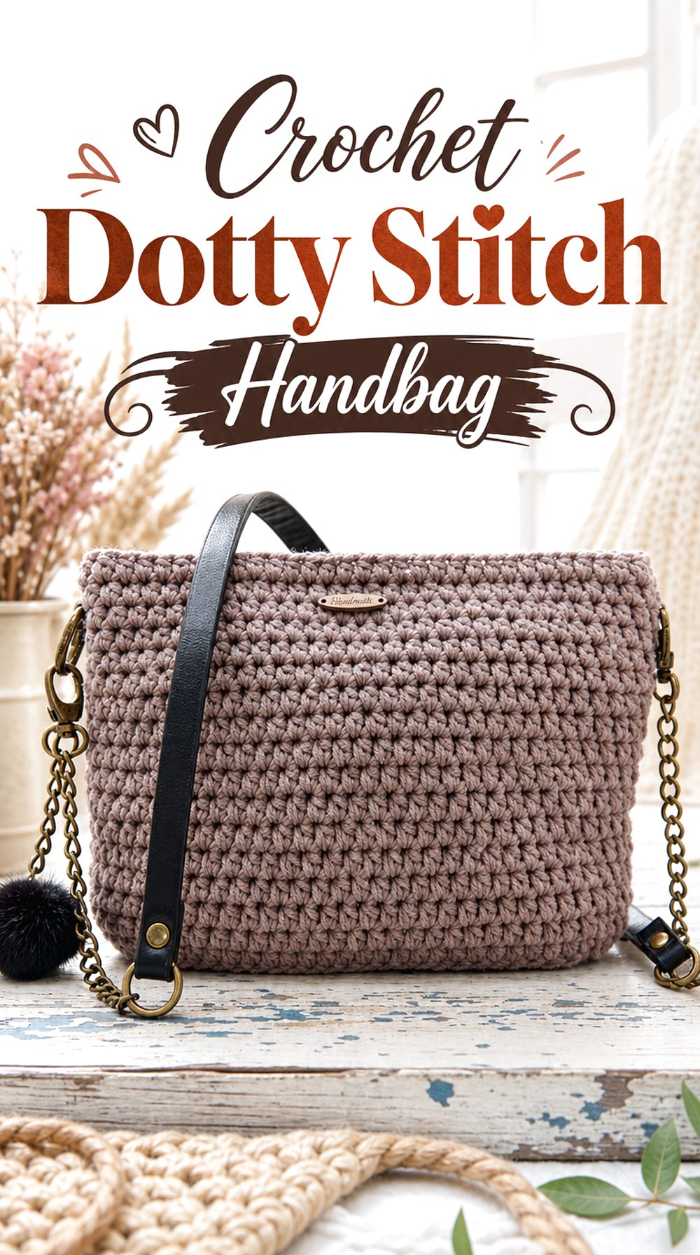 Crochet Dotty Stitch Handbag