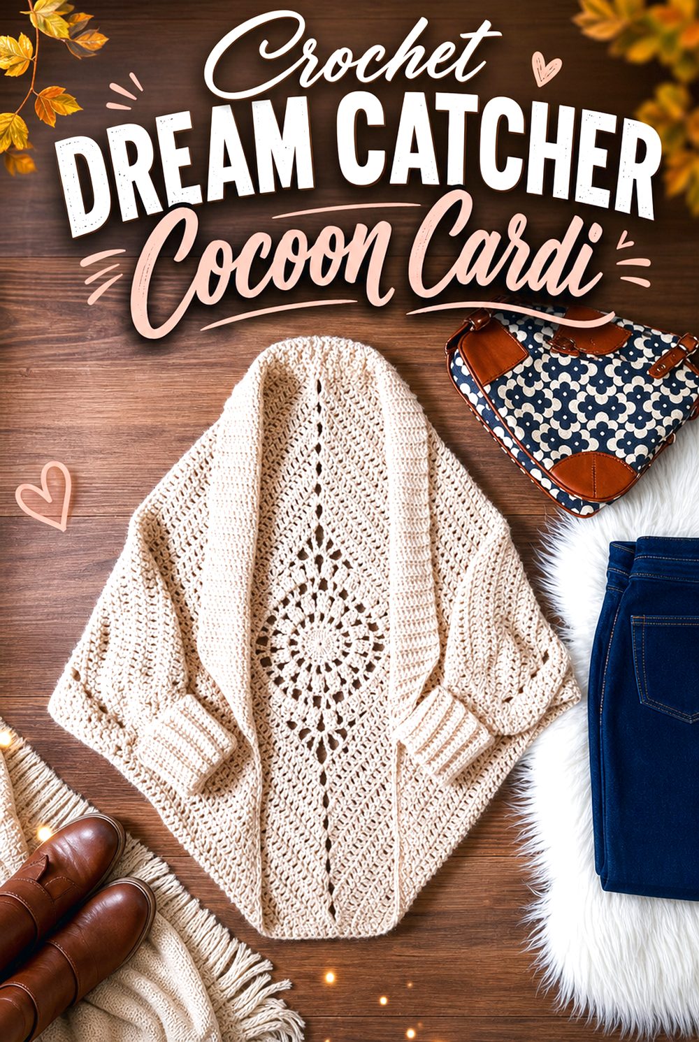Crochet Dream Catcher Cocoon Cardi