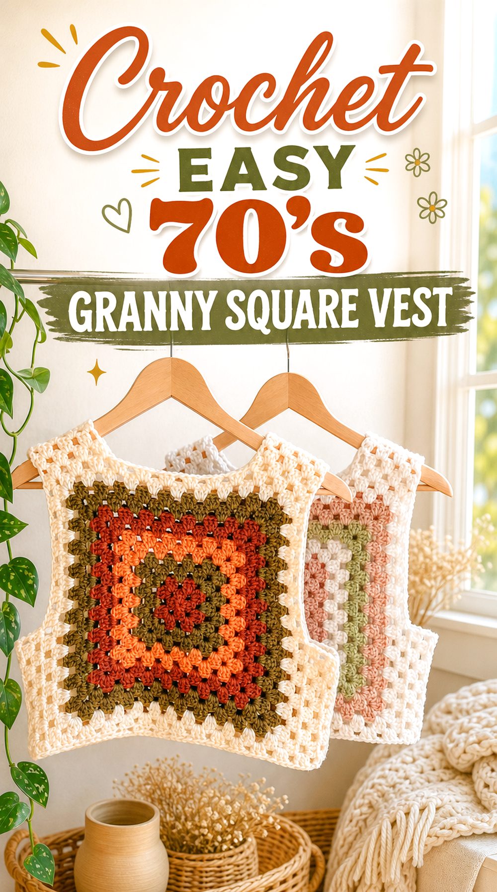 Crochet Easy ’s Granny Square Vest