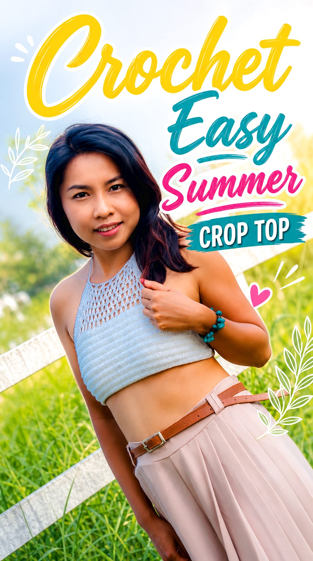 Crochet Easy Summer Crop Top