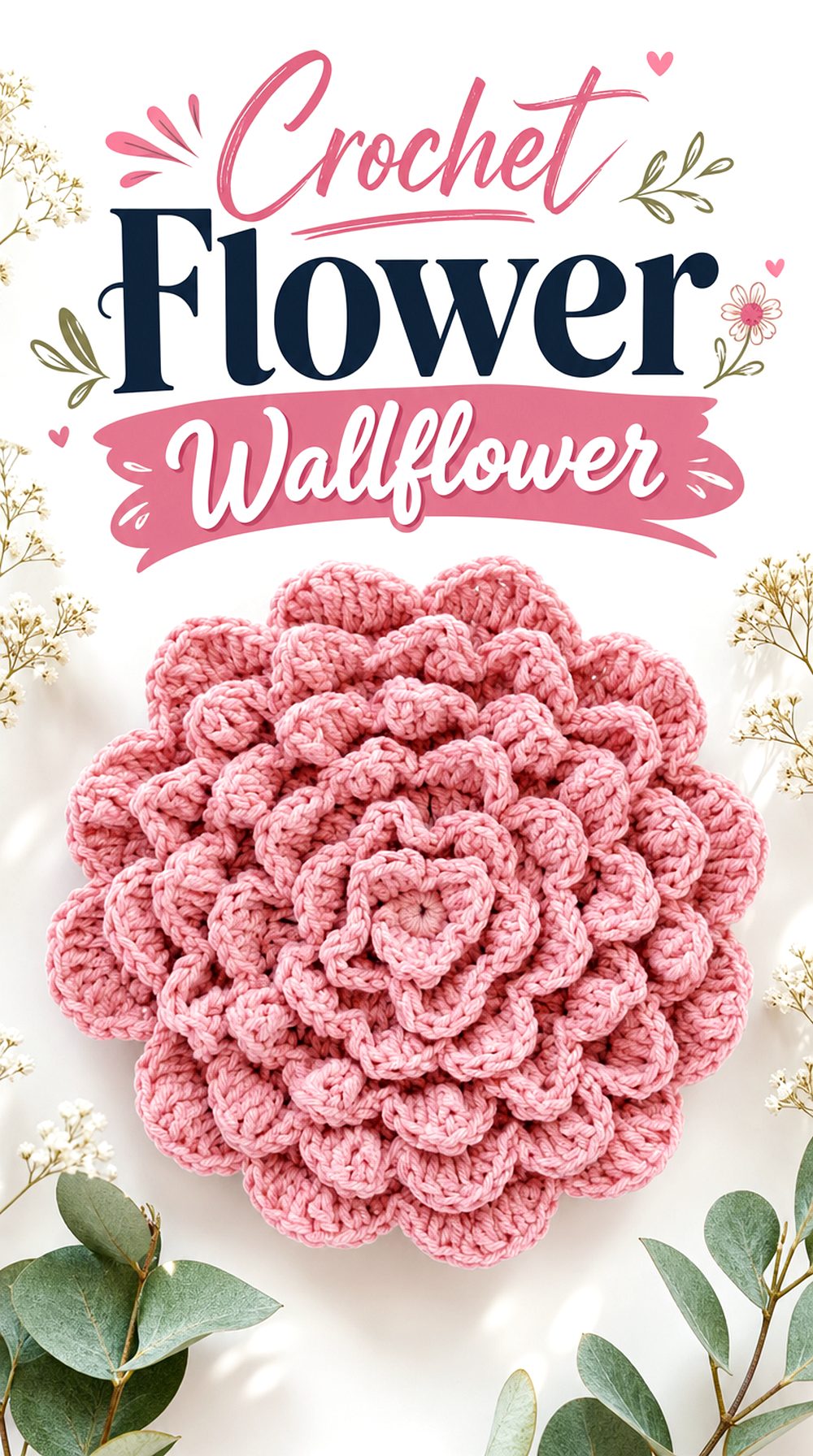 Crochet Flower Wallflower