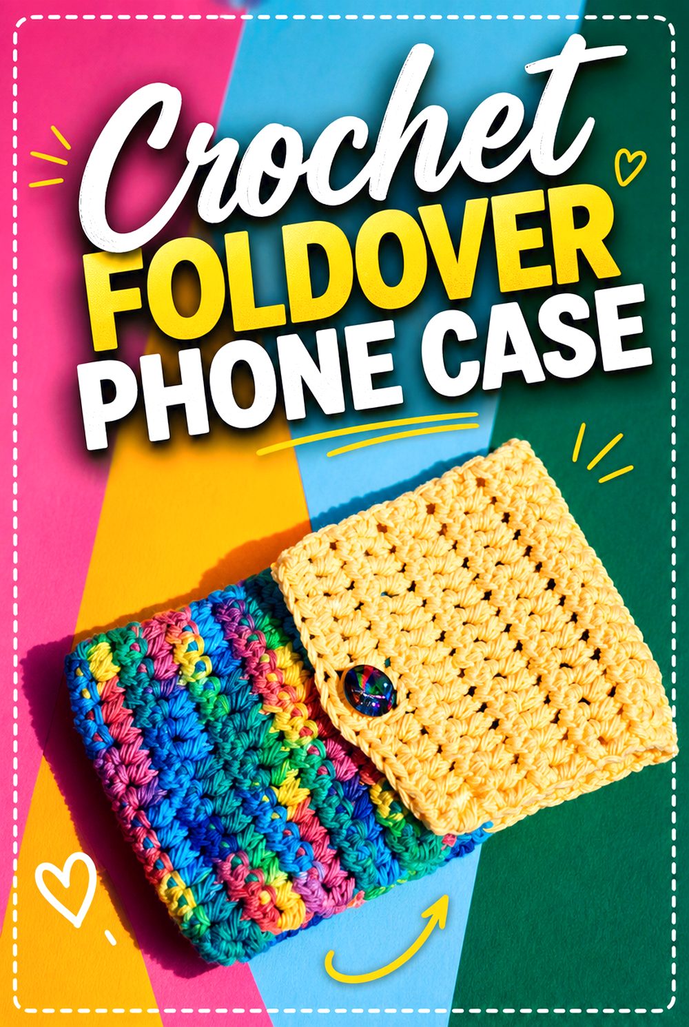 Crochet Foldover Phone Case