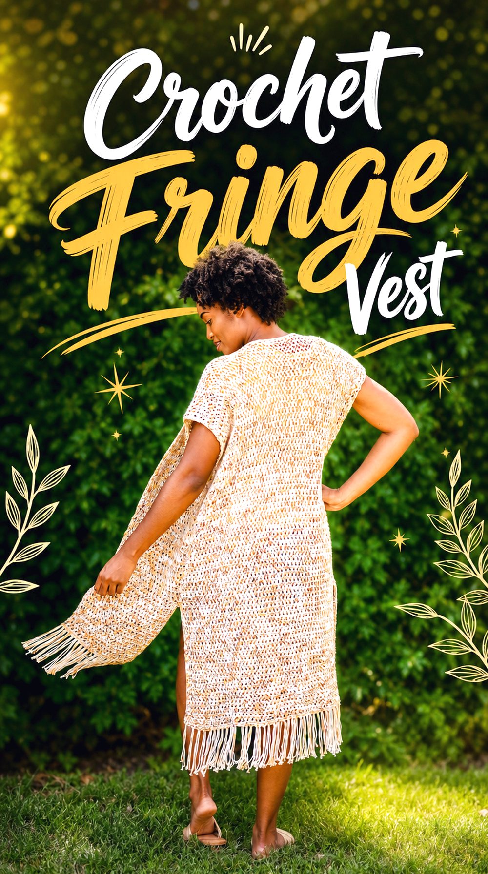 Crochet Fringe Vest