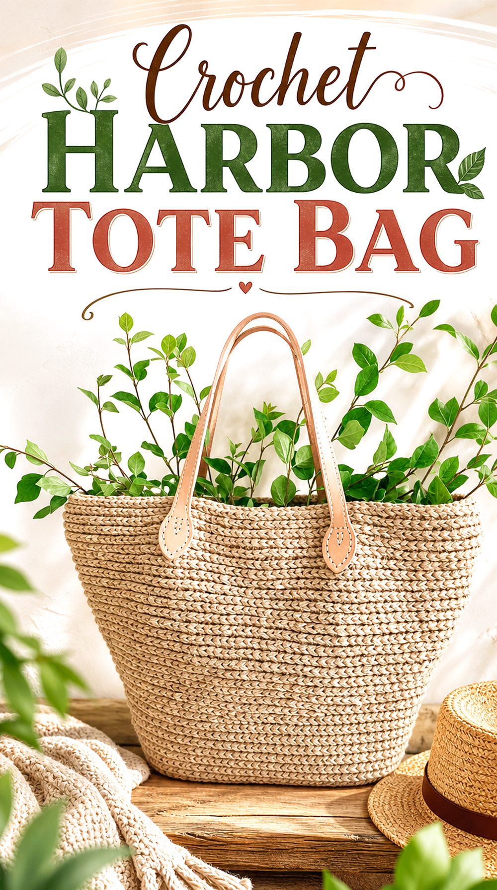 Crochet Harbor Tote Bag