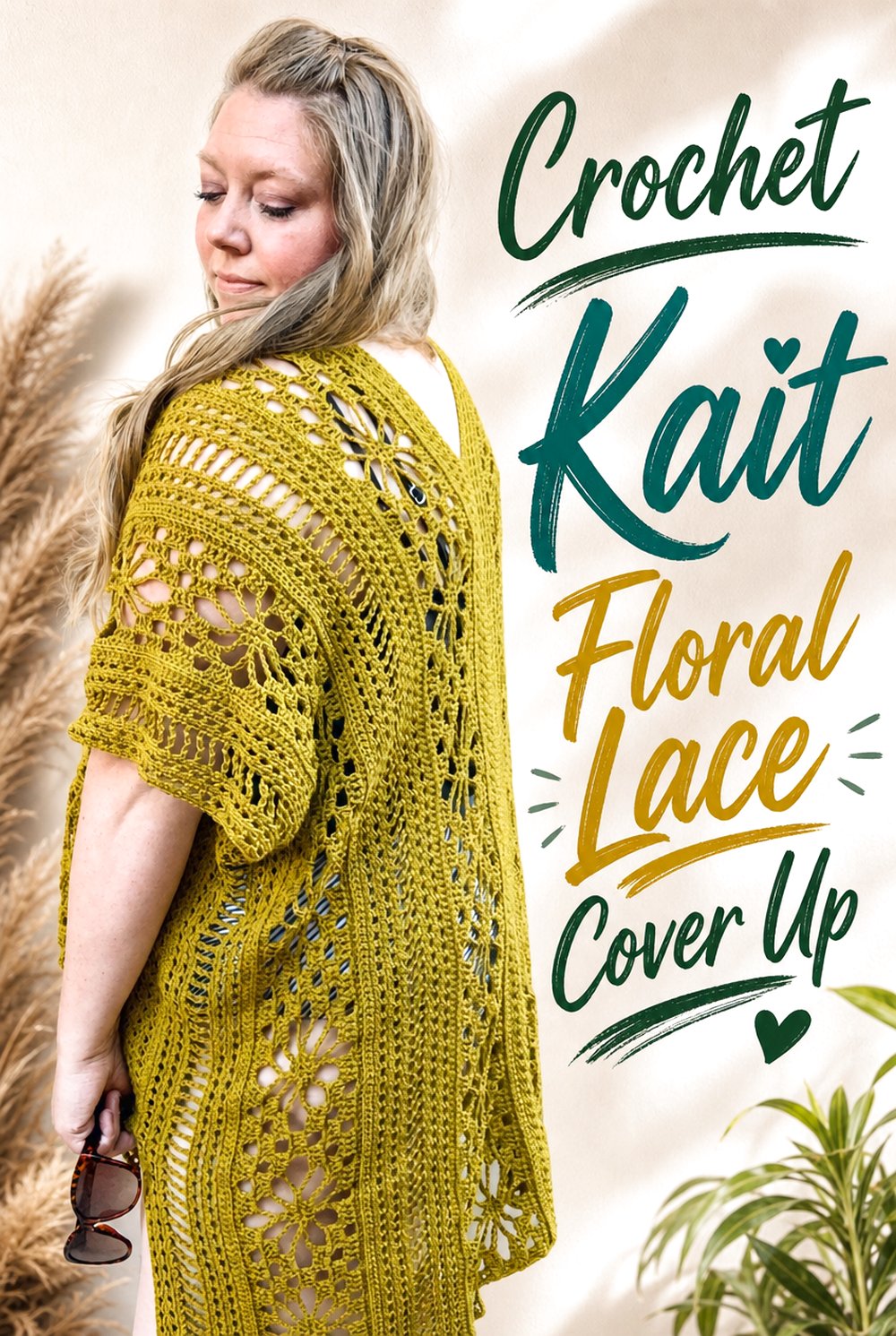 Crochet Kait Floral Lace Cover Up