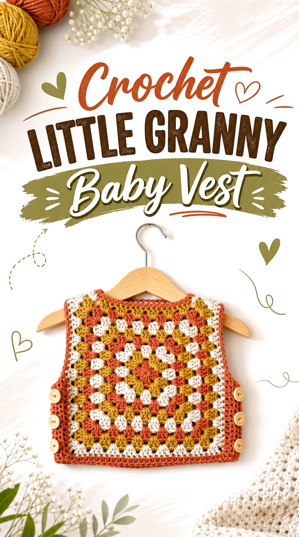 Crochet Little Granny Baby Vest