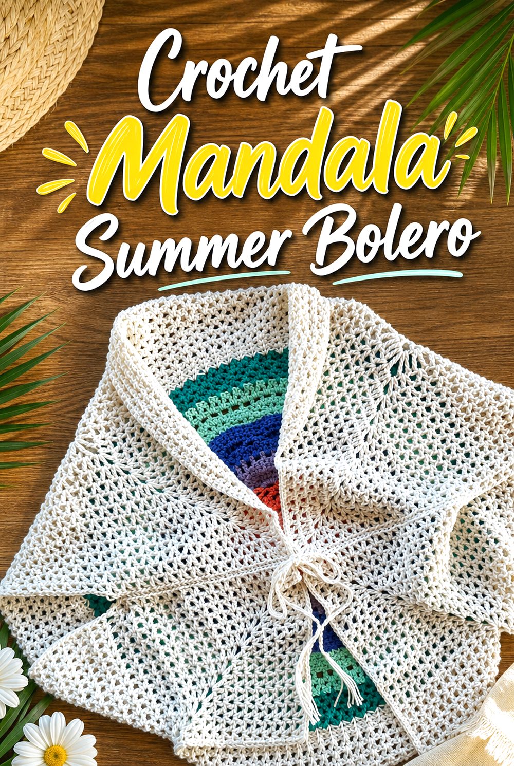 Crochet Mandala Summer Bolero