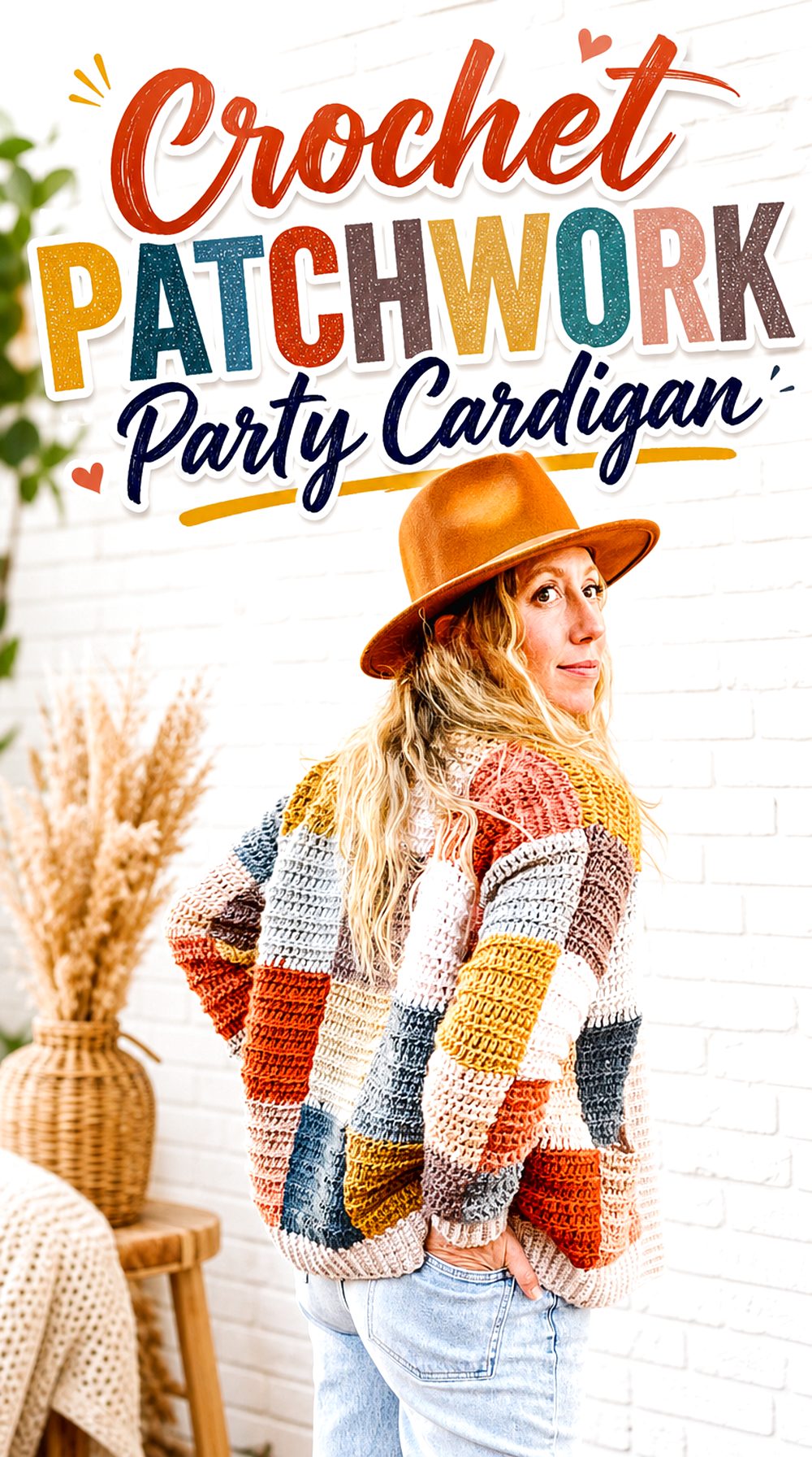 Crochet Patchwork Party Cardigan