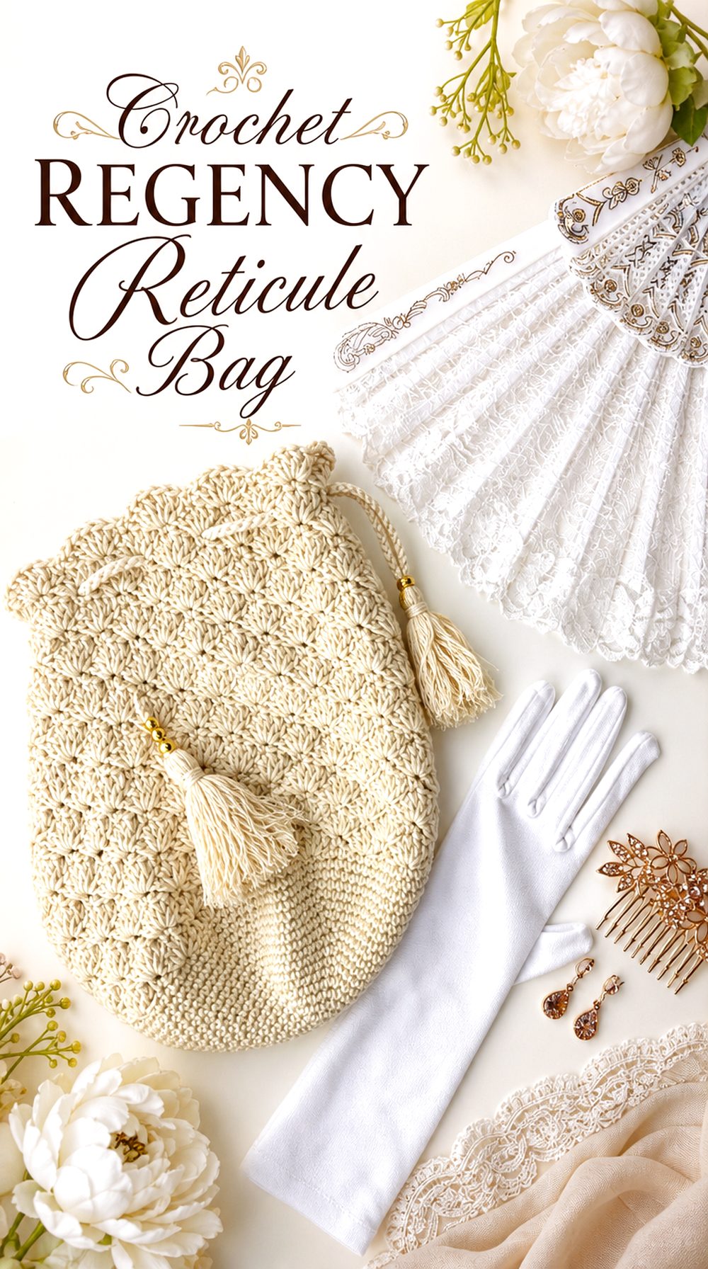 Crochet Regency Reticule Bag