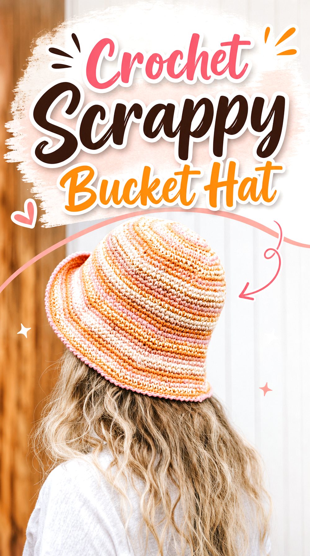 Crochet Scrappy Bucket Hat