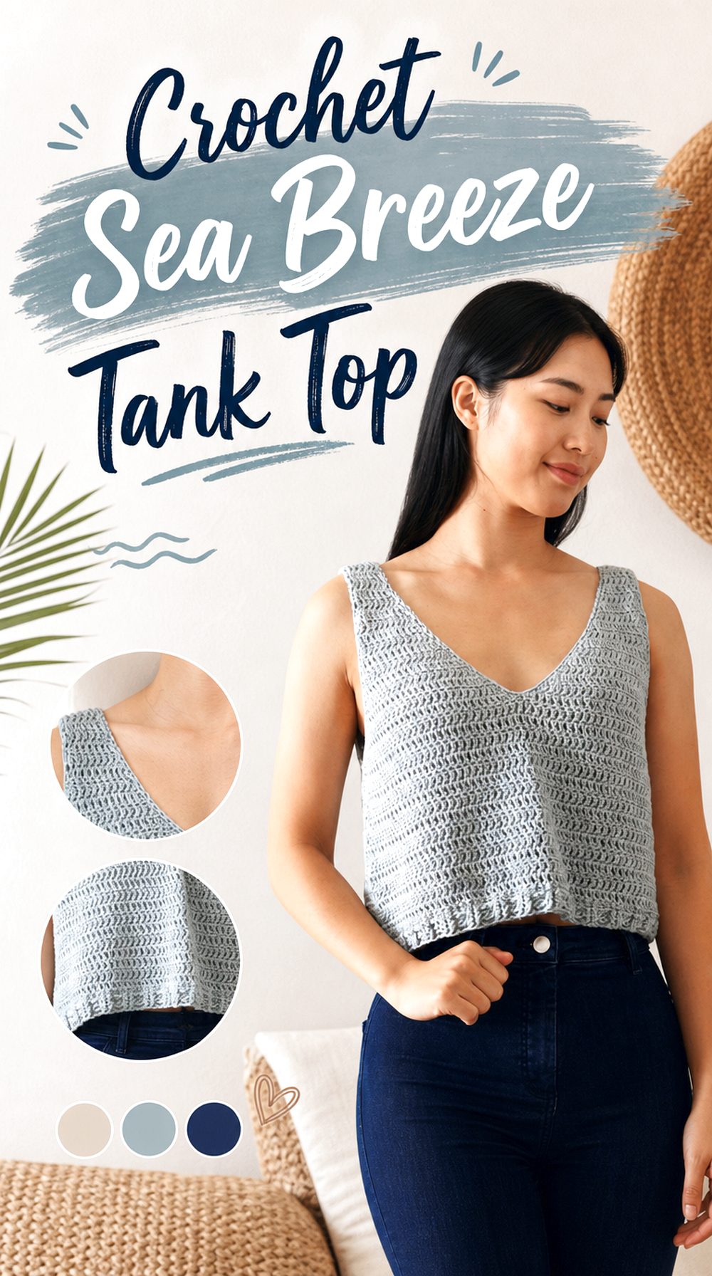 Crochet Sea Breeze Tank Top