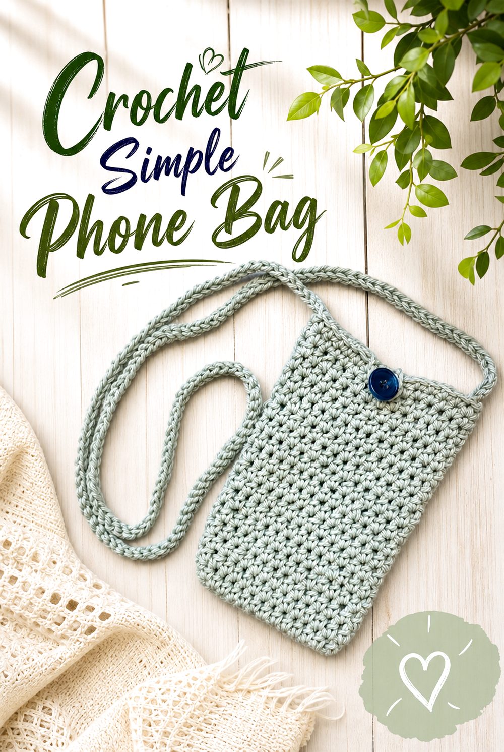 Crochet Simple Phone Bag