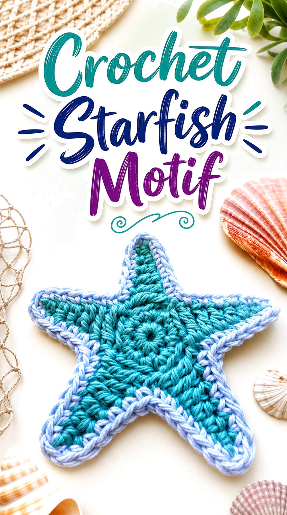 Crochet Starfish Motif