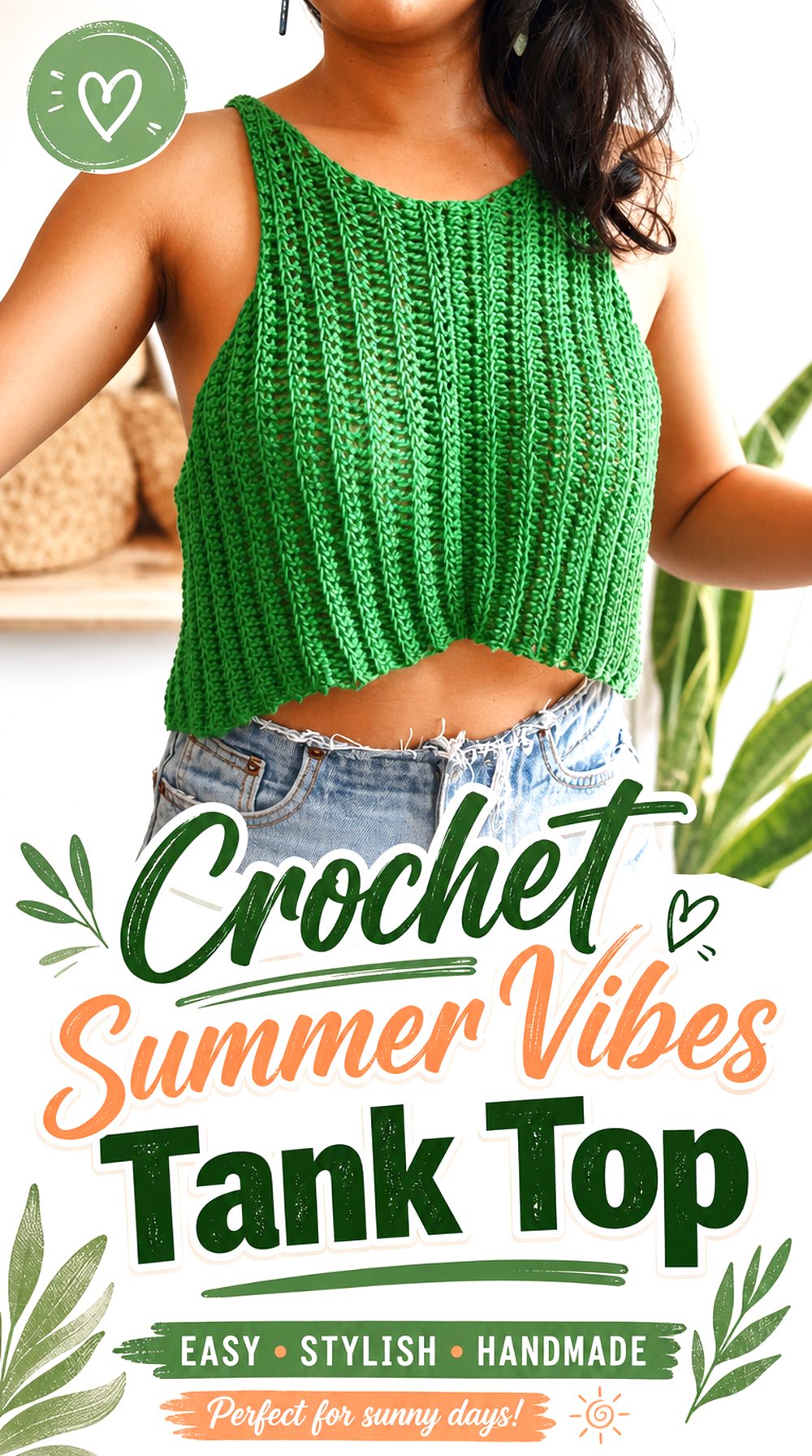 Crochet Summer Vibes Tank Top