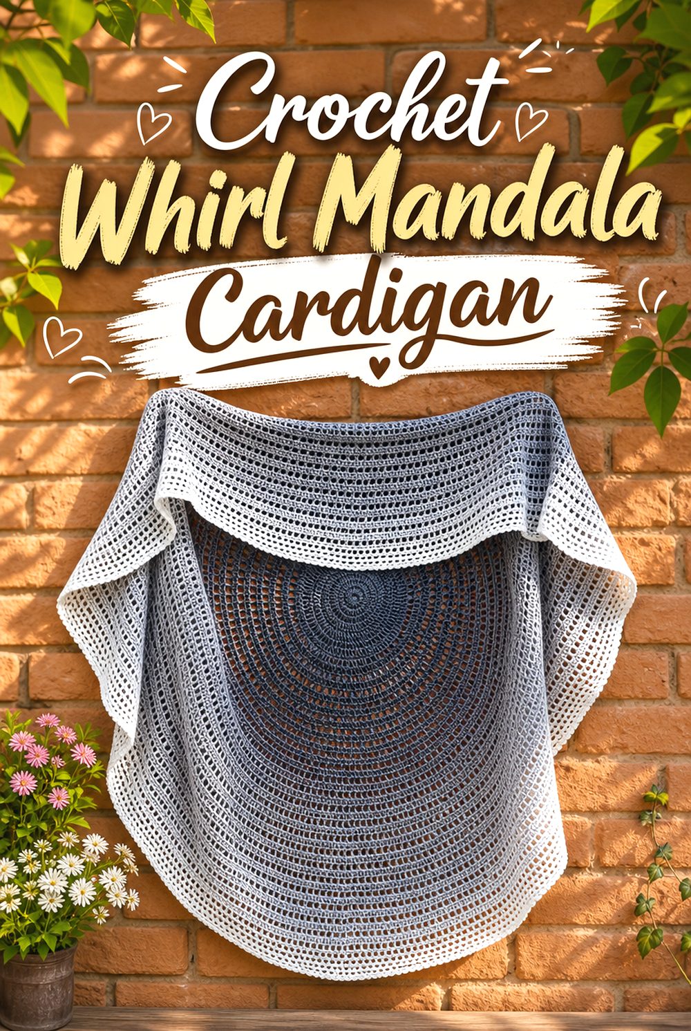 Crochet Whirl Mandala Cardigan