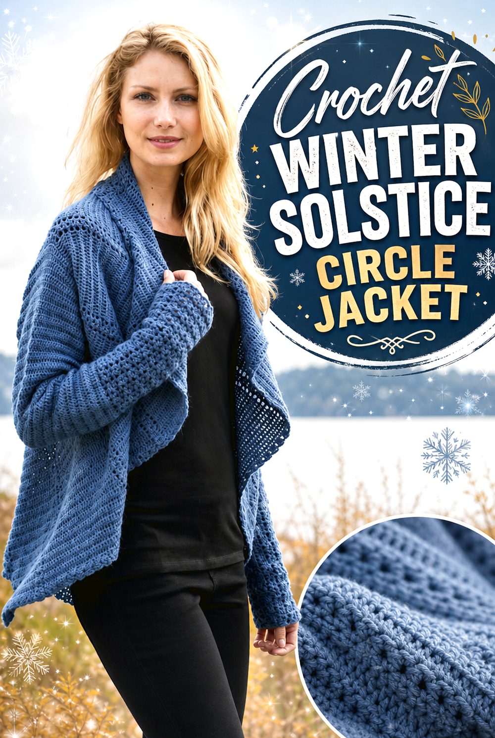 Crochet Winter Solstice Circle Jacket