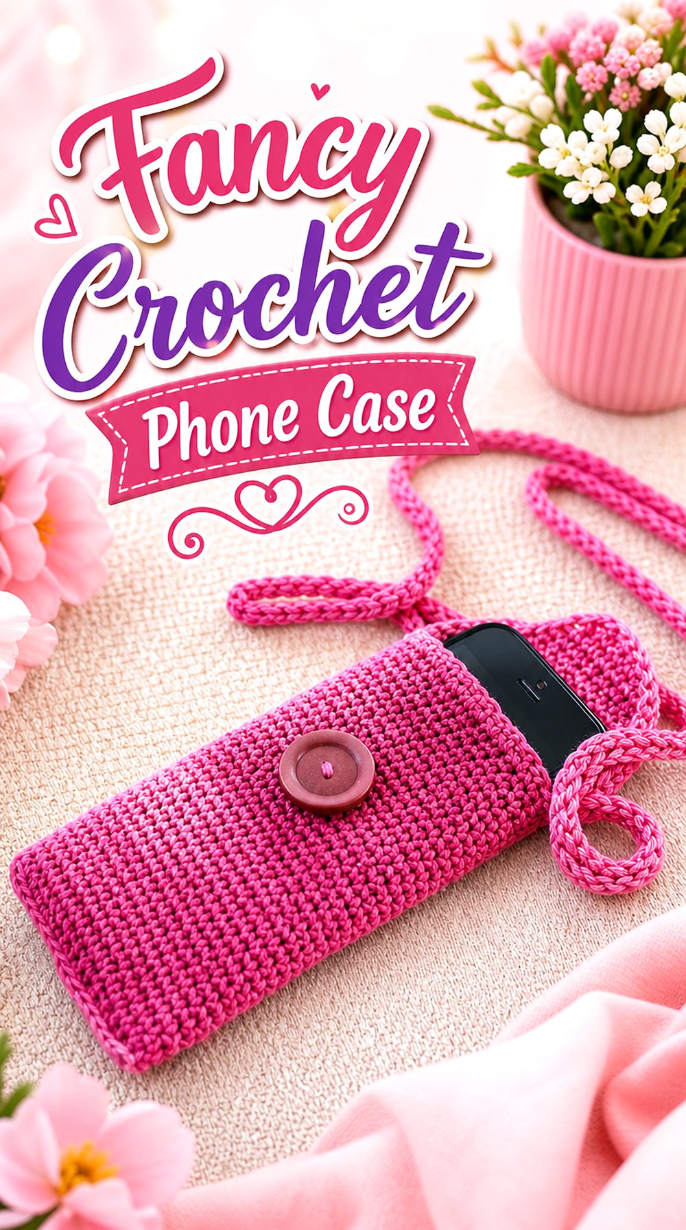 Fancy Crochet Phone Case