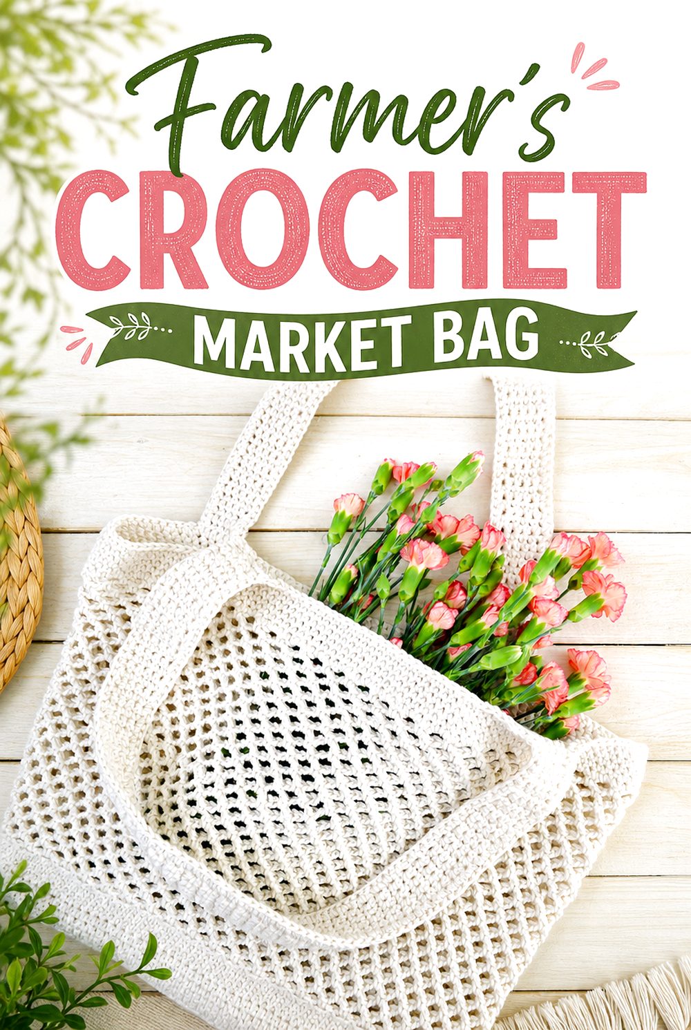Farmer’s Crochet Market Bag
