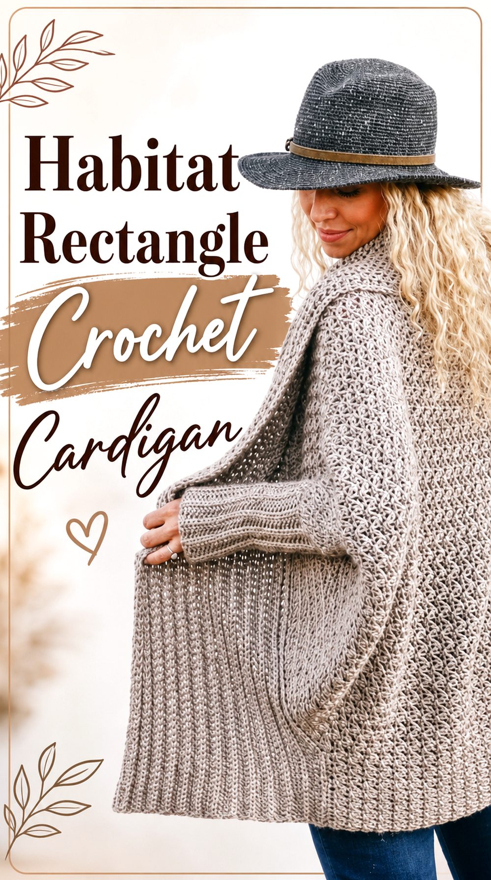 Habitat Rectangle Crochet Cardigan