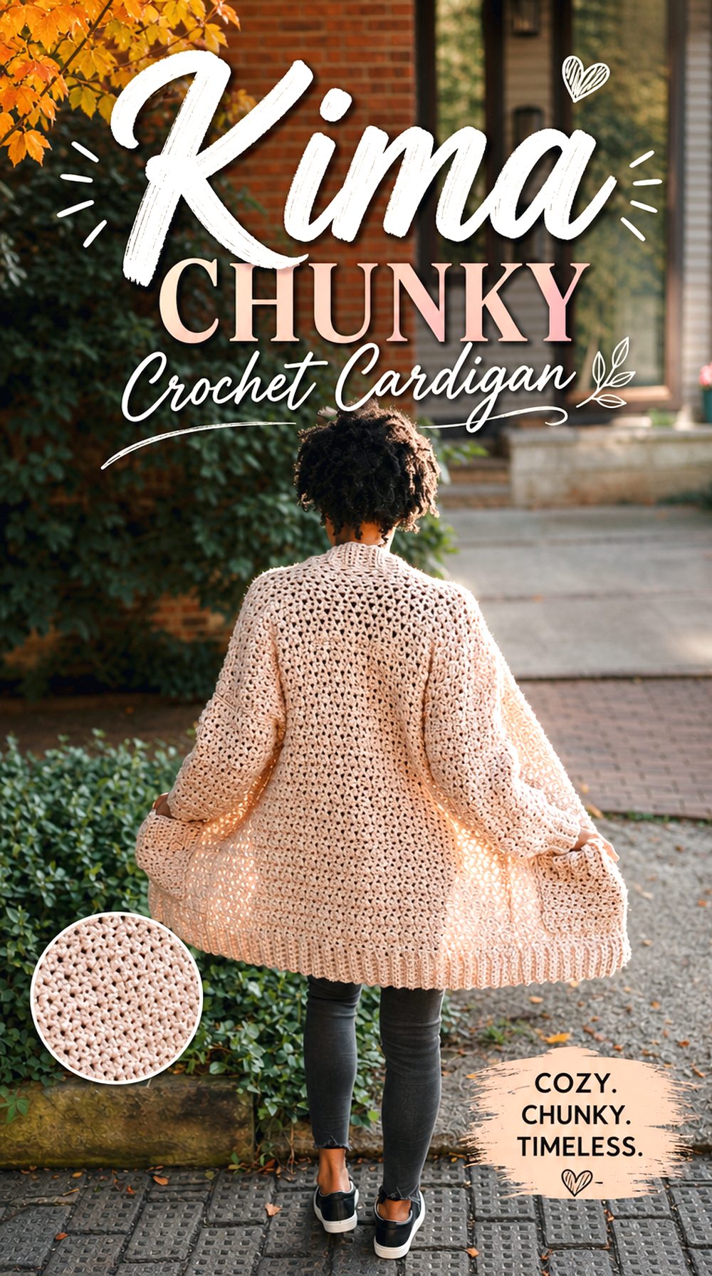 Kima Chunky Crochet Cardigan