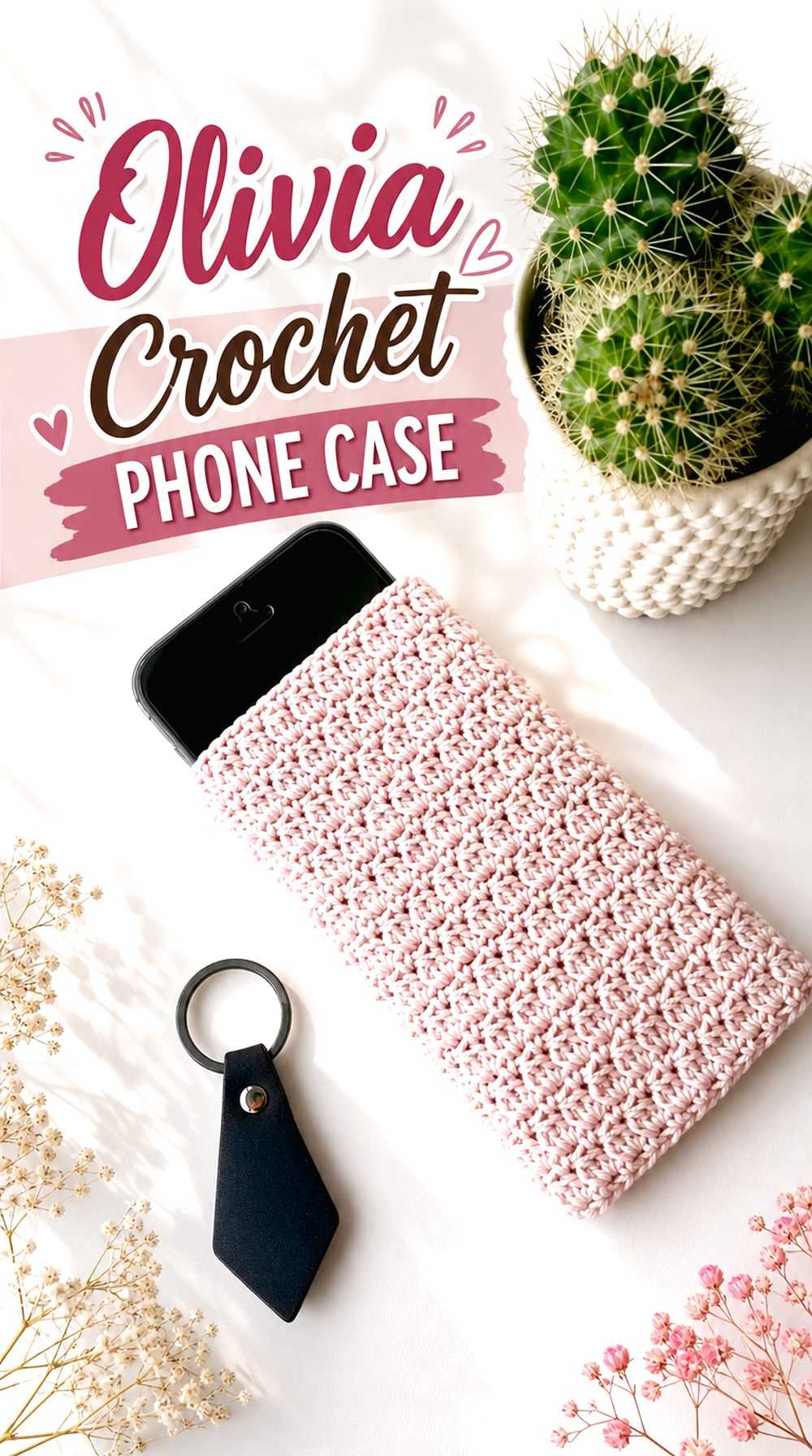 Olivia Crochet Phone Case