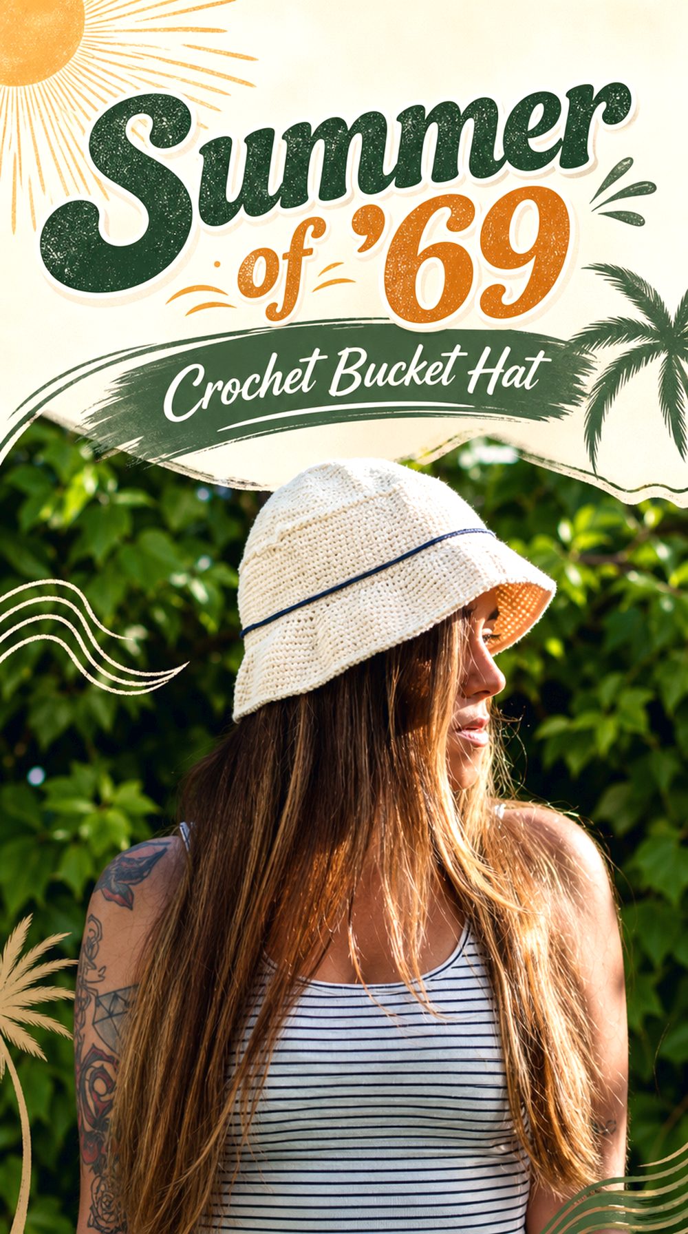 Summer of ’ Crochet Bucket Hat