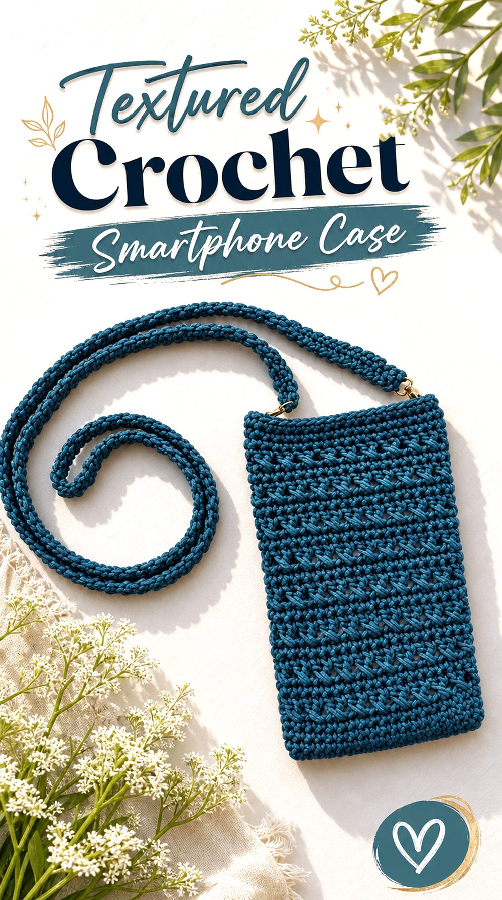 Textured Crochet Smartphone Case