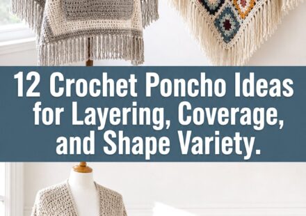 Crochet Poncho Ideas for Layering Coverage and Shape Variety