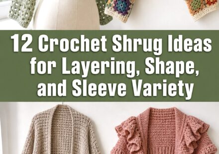 Crochet Shrug Ideas for Layering Shape and Sleeve Variety
