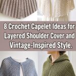 Crochet Capelet Ideas for Layered Shoulder Cover and Vintage Inspired Style