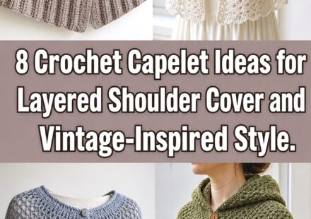 Crochet Capelet Ideas for Layered Shoulder Cover and Vintage Inspired Style