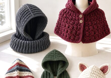 Crochet Hooded Cowl Ideas for Warm Layering and Different Styles