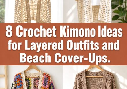 Crochet Kimono Ideas for Layered Outfits and Beach Cover Ups