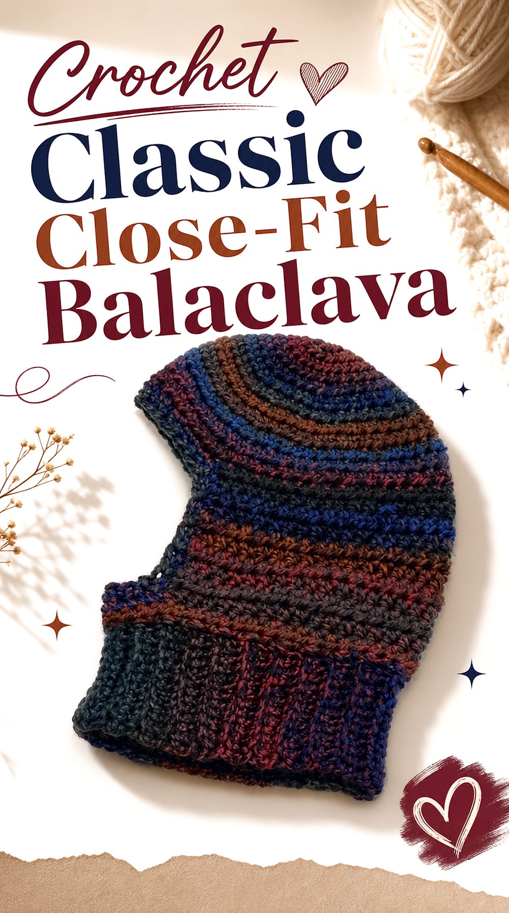 Crochet Classic Close Fit Balaclava