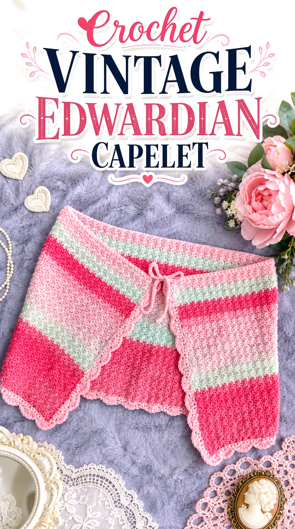 Crochet Vintage Edwardian Capelet